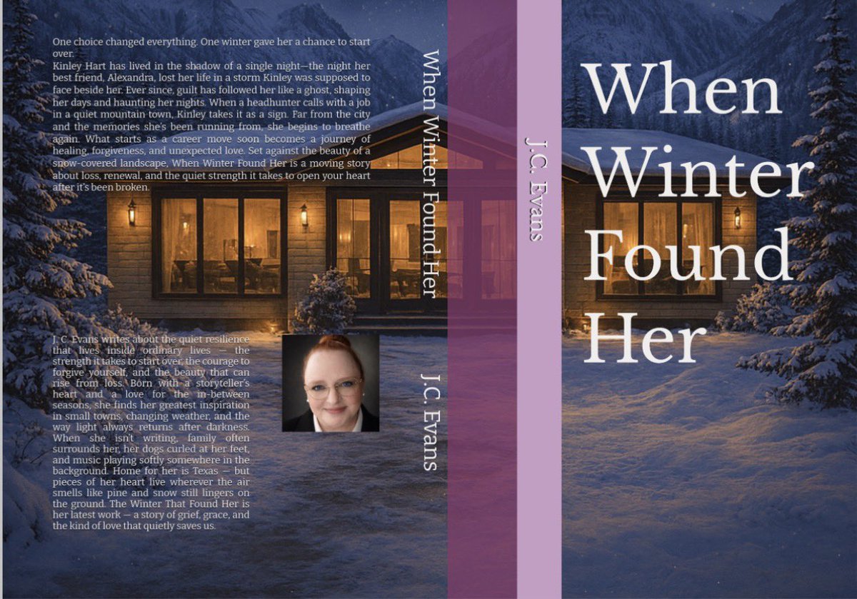 Jessica75555153's tweet photo. 📖 When Winter Found Her:  Book 1-The Seasons Series-https://t.co/lRQ3S6y33I

Such a powerful story! Just to curl up with a cup of hot tea or cocoa and enjoy the season. 

Six years after a devastating storm claims her best friend Alexandra's life—a storm Kinley was meant to share—she's ensnared in survivor's guilt, crafting a life that's polished on the outside but empty within. When a recruiter offers a job in a secluded, snow-shrouded mountain town, Kinley grasps the chance to flee, swapping urban clamor for peaks that mute the world.

At the Regional office, her role—overseeing grants and deliveries of fuel, firewood, medicine, and essentials to keep the community warm and connected—immerses her in purpose. Amid the town's resilient spirit, she forms bonds: with bubbly assistant Colby, whose infectious energy and hot chocolate traditions melt Kinley's walls; thoughtful artist Deacon, whose sketches and quiet companionship spark unexpected warmth; and stern yet caring Elias Thorne, the foundation director whose trust she earns through hands-on fixes and volunteer drives.

As winter intensifies, snow blankets the landscape like gentle absolution, and evenings shimmer under light-strung bridges, Kinley grapples with her past. Through heartfelt baking sessions, river lantern rituals releasing unsent letters, and small acts of communal care, she discovers healing isn't erasure—it's rediscovering belonging, forgiveness, and the tender pull of new love.

When Winter Found Her is Book 1 in The Seasons Series, a standalone women's fiction novel blending grief, renewal, and quiet strength in a evocative seasonal setting. Ideal for readers craving emotional, character-rich stories of second chances and found family.

Entirely fictional and unrelated to the author's memoir works.
```