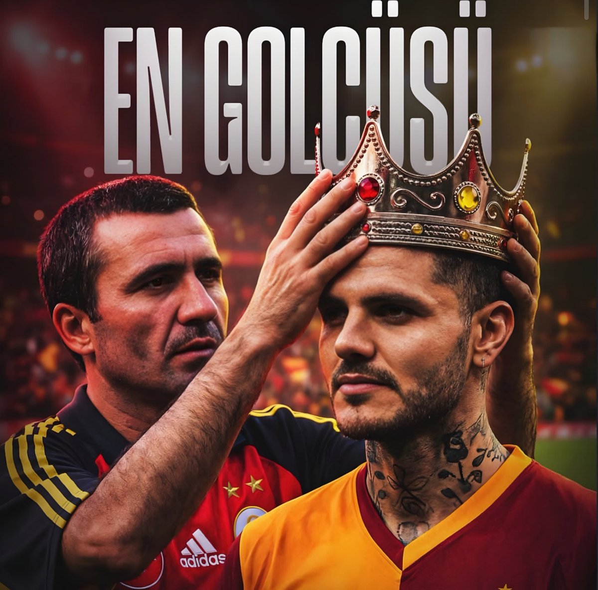 Mauro Icardi,  Gheorghe Hagi'ye  mektup yazdı.  

"Sevgili Maestro Gheorghe Hagi,  Bu satırları, devlerin ayak izlerinde yürüdüğünü bilen birinin tevazusuyla ve kalbim dolu olarak yazıyorum.  

Bugün birçok kişi bir rekordan, sayılardan, istatistiklerden söz ediyor. Ben ise çok