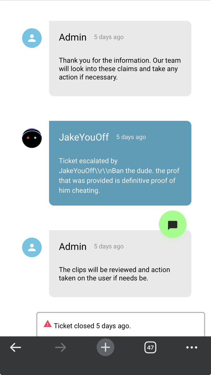 JakesBirdApp's tweet photo. @CMG_Esports why not ban this dude? https://t.co/8P2sThQ3ii