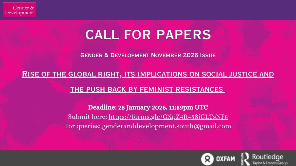 Gender & Development tweet media