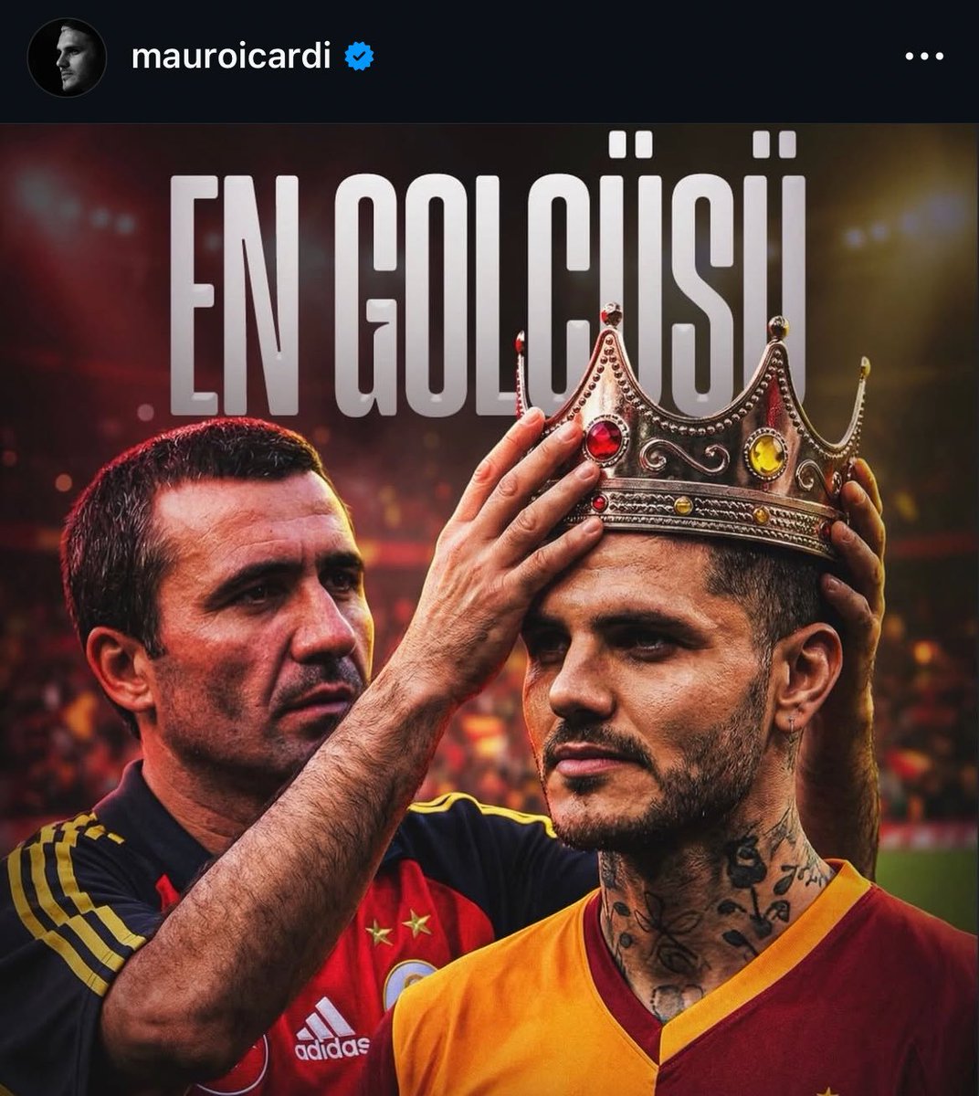 Ecco il grande capitano <a href="/MauroIcardi/">MauroIcardi</a>  ❤️💛