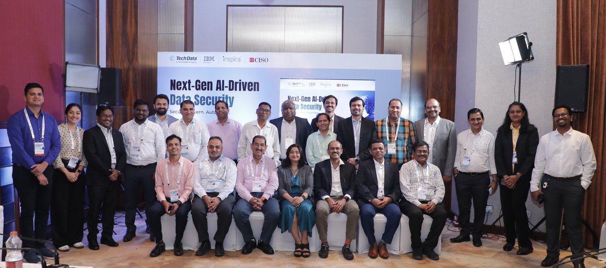 ET_CISO's tweet image. A heartfelt thank you to all our esteemed speakers who joined us on 16th December at Taj Santacruz, Mumbai for the Next-Gen AI Driven: Secure. Govern. Automate. session organised by ET CISO in collaboration with Tech Data, Inspira, and IBM.

#ETCISO #NextGenAI