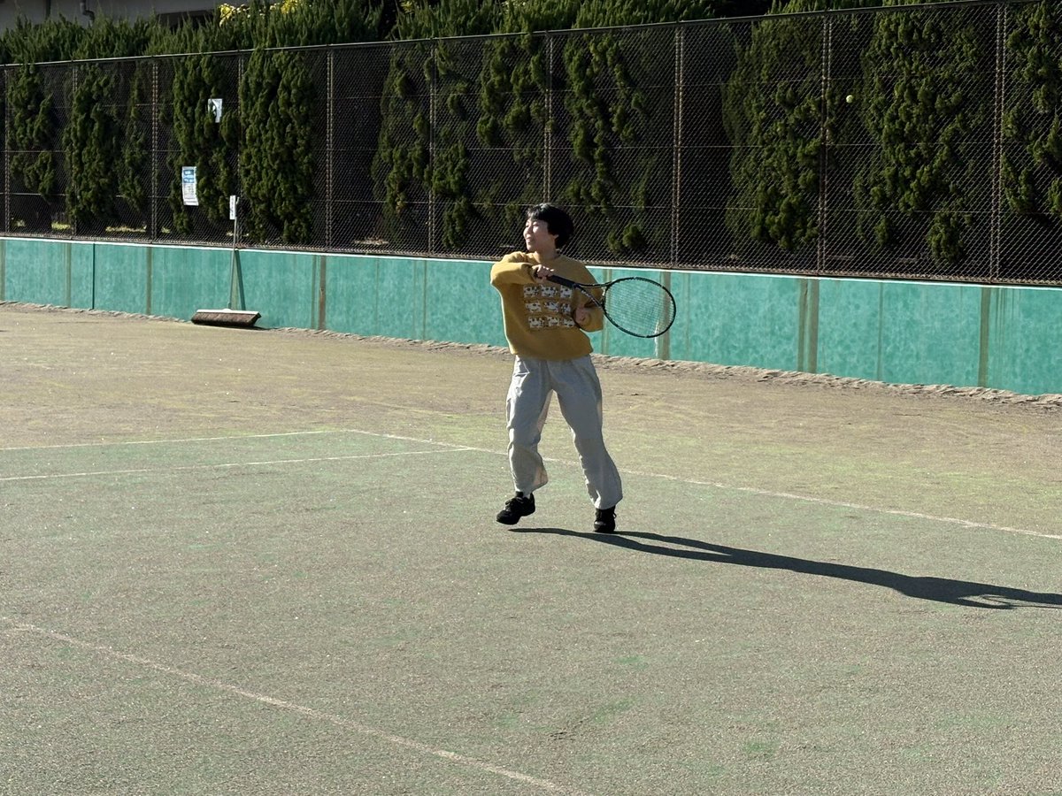 M-1決勝の翌日に11時からテニスする誠