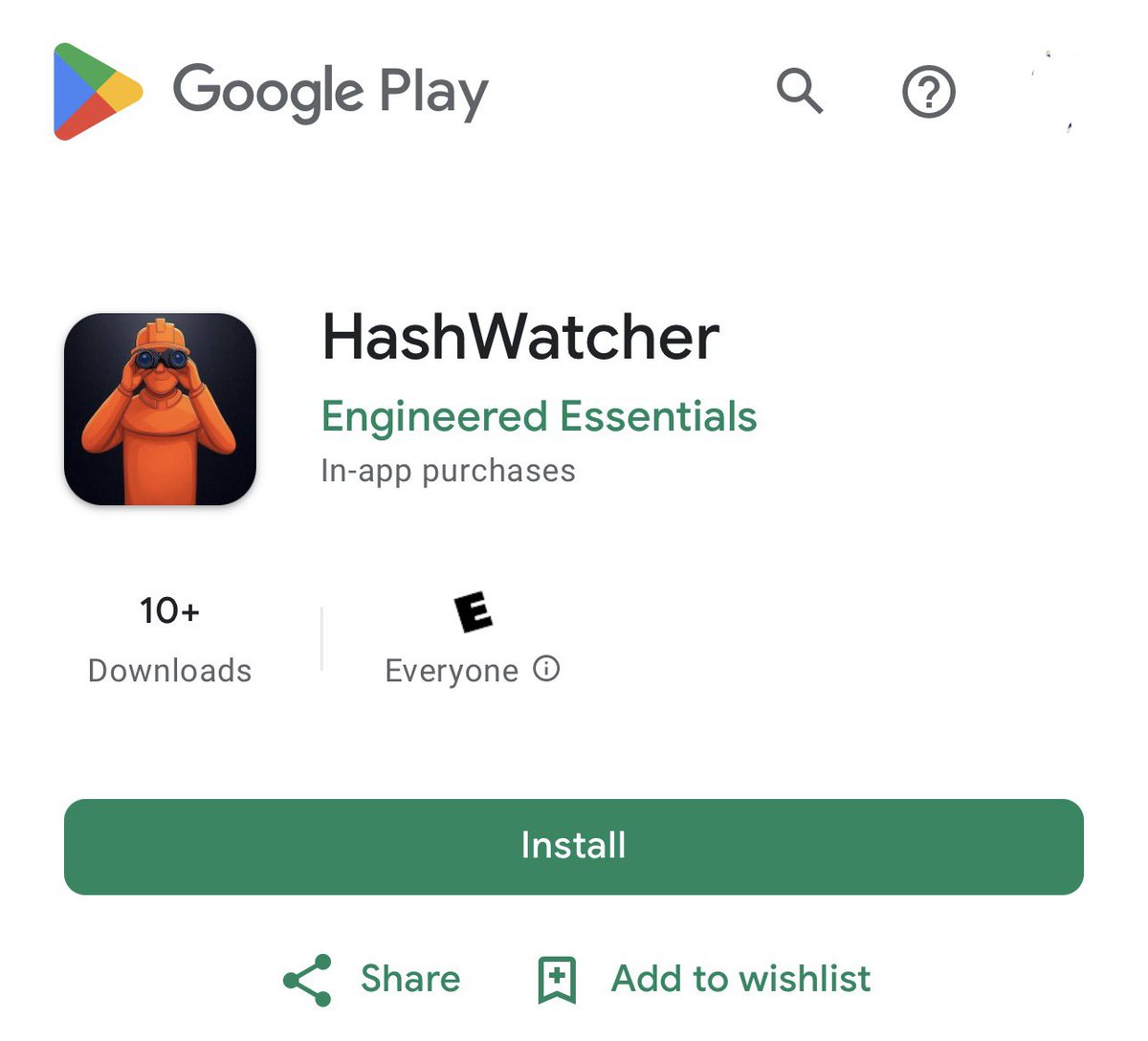 HashWatcher is LIVE ON THE ANDOID APP STORE 

play.google.com/store/apps/det…