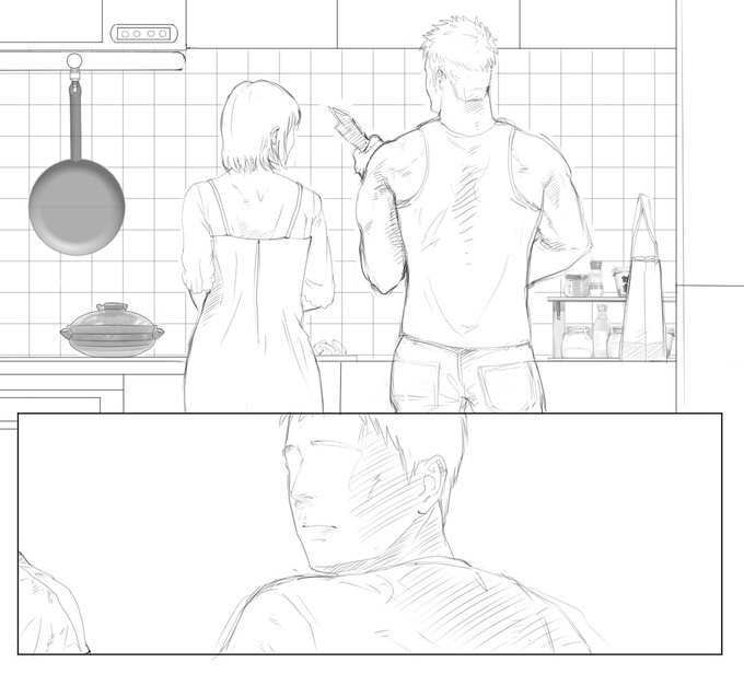 何気に距離が縮まっている二人とそれを気にする夫...。 