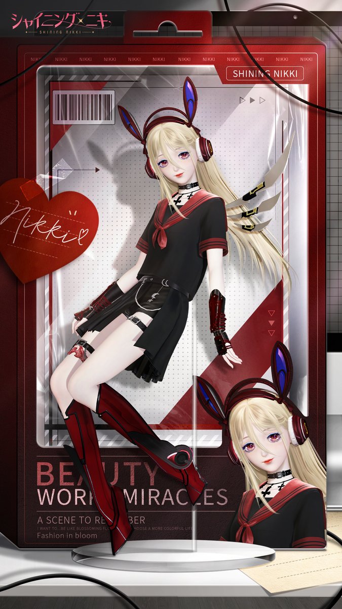 特別にオーダーした ニキのフィギュアが届きました✨ 華やかな装飾を