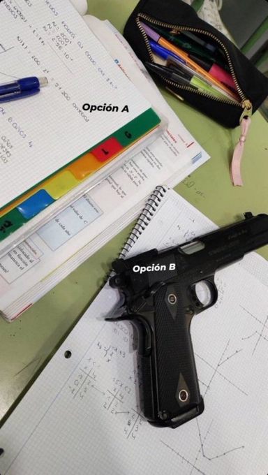 yo en semana de exámenes