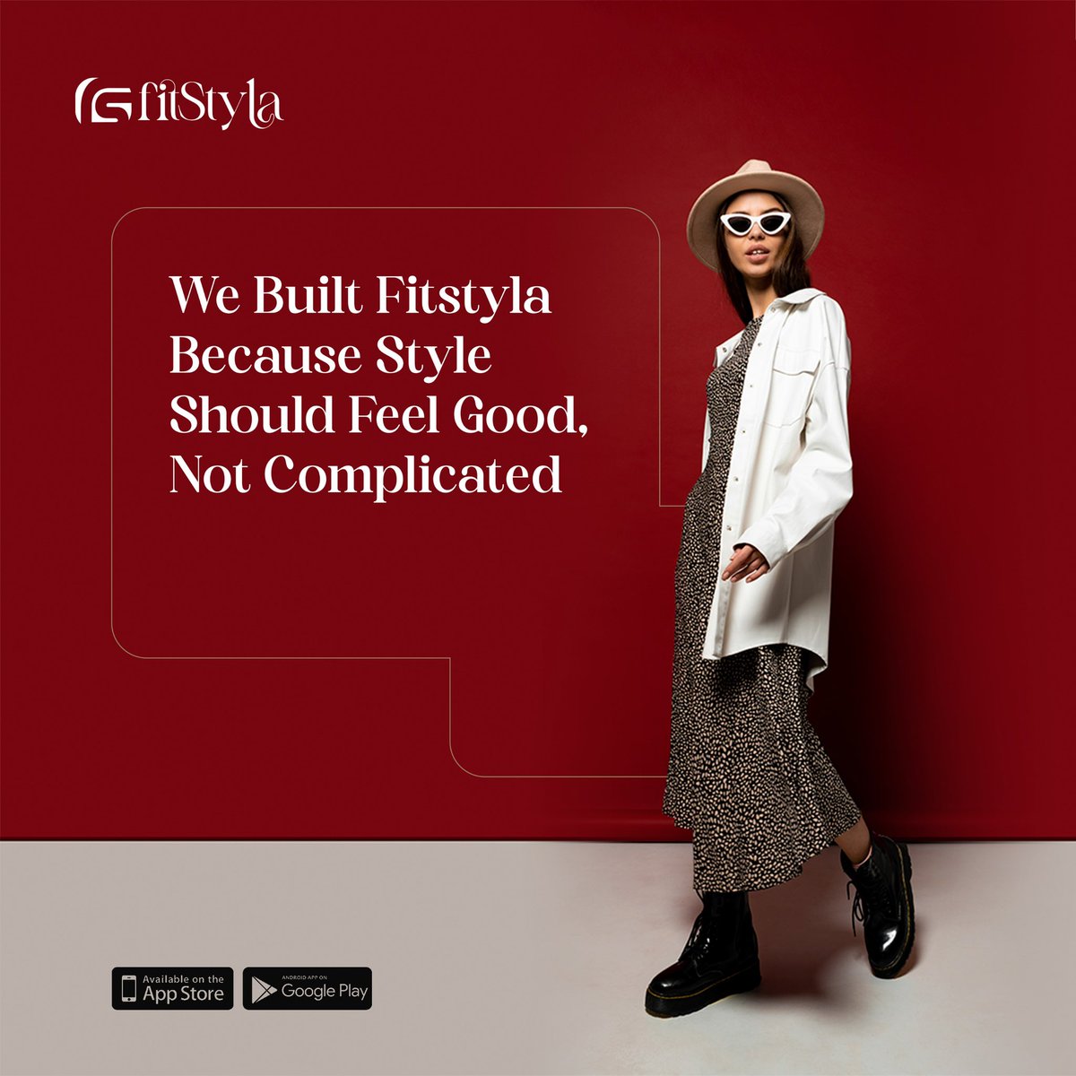 FitStyla's tweet image. We built Styla AI for people who want to dress stylishly but don’t always know how.
Here’s your solution.

Style made simple.
Confidence made effortless.

#StylaAI #Fitstyla #StyleMadeSimple