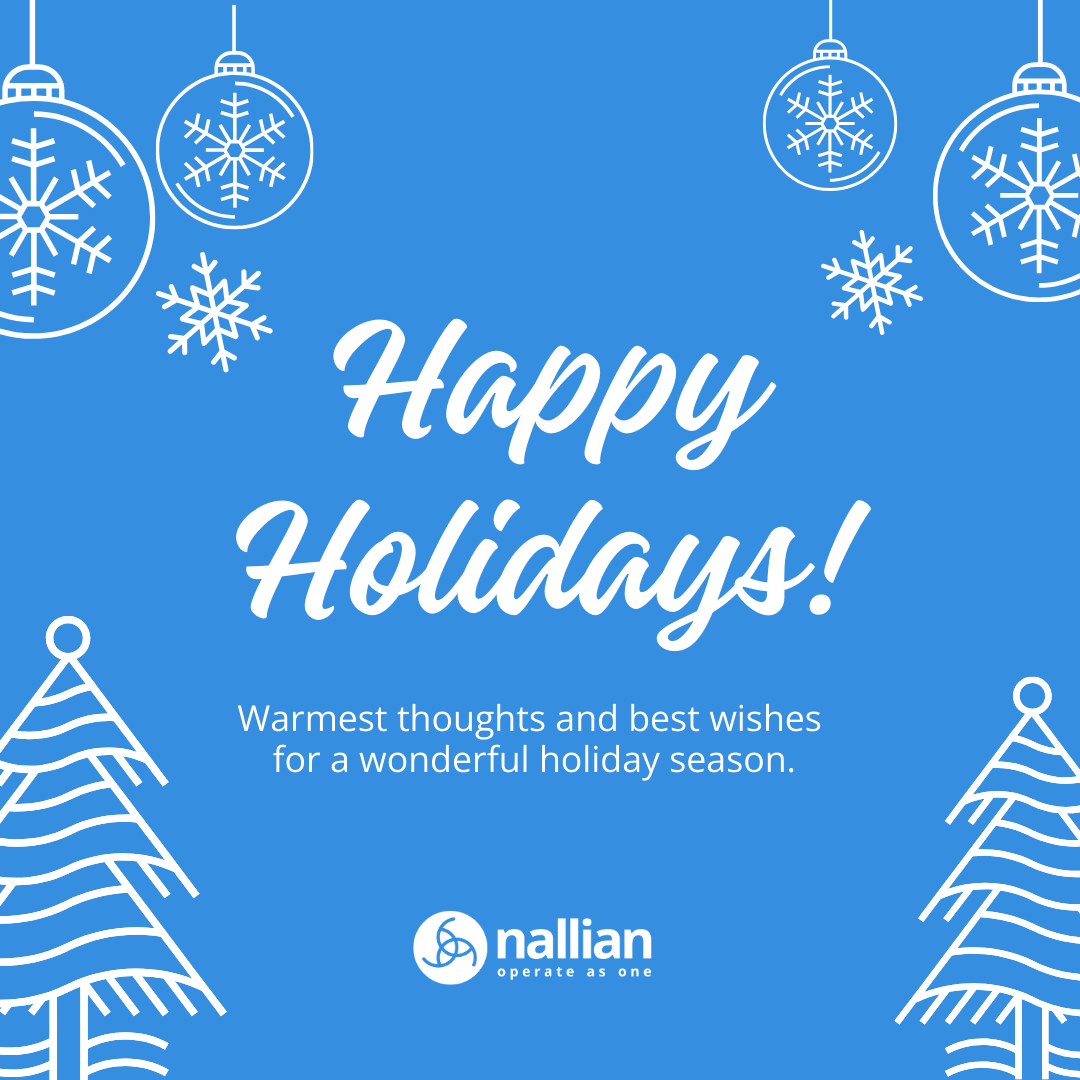 Team Nallian wishes you a warm and joyful holiday season!

A big thank you to our customers, partners, and supporters for your trust and collaboration throughout the year. 

Cheers to bright skies and new beginnings in the year to come!