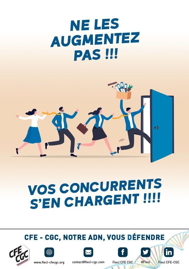Ne les augmentez pas !!!

Vos concurrents s’en chargent !!!

#salaires #PouvoirdAchat