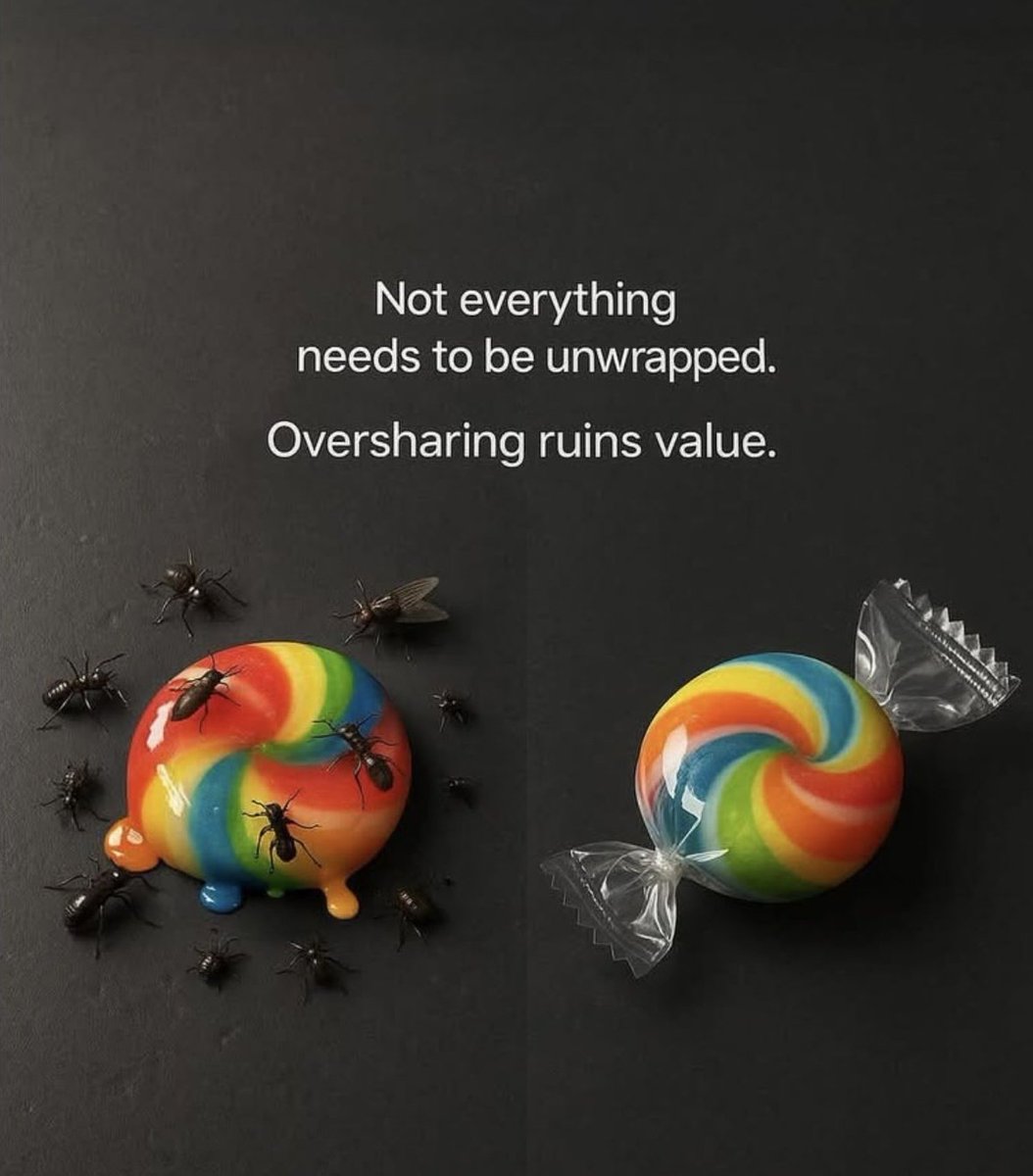 Oversharing ruins value.