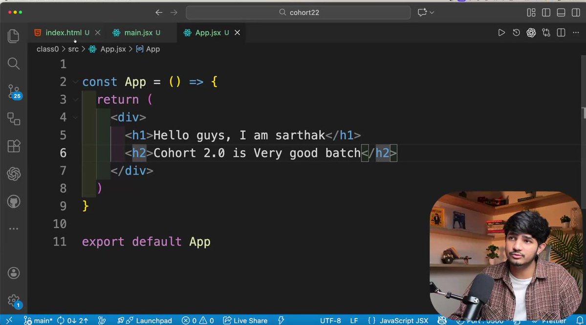 AlokDevJourney's tweet image. 🚀 Day 71 of #100DaysOfCode @sheryians_

Finally stepped into React ⚛️
Learned folder structure, using React via CDN &amp;amp; Vite, and some core basics.

New mindset unlocked: UI as components, not pages.
Excited to build from here 👀

#ReactJS #Frontend #WebDev #LearningInPublic
