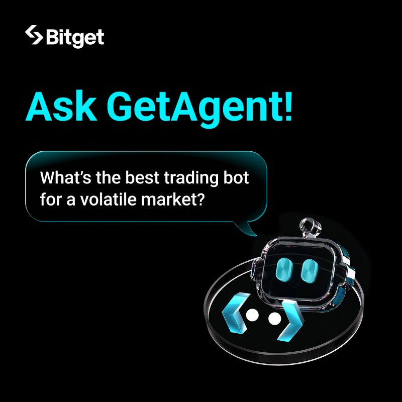 bitget's tweet photo. Struggling in a volatile market? Let bots do the work. 🤖
Just ask GetAgent for personalized trading bot recommendation tailored to current market swings.
Try ask "What’s the best bot for a volatile market?" today 👉 https://t.co/GAsQ12SSTI
#BitgetTradingBot
