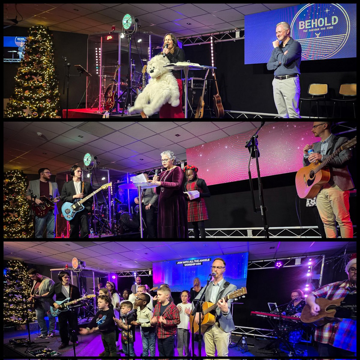 A Fabulous carol service and celebration of the birth of Jesus  <a href="/LWChurchUK/">LivingWaters Church</a> Behold the Saviour has come 🌟☝️ #Jesus #Hope #Christmas