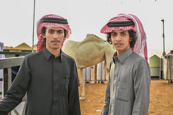 مقاعد الدراسة لم توقف الطموح.. وافي وماجد بين التحصيل العلمي وتجارة الإبل. طالبان ثانويان يجمعان بين الدراسة وتجارة الإبل. البداية من مرافقة الوالد إلى سوق الإبل منذ الطفولة. تأسيس مسار تجاري مستقل وأرباح مبكرة. مهرجان الملك عبدالعزيز للإبل منصة لدعم طموح الشباب 