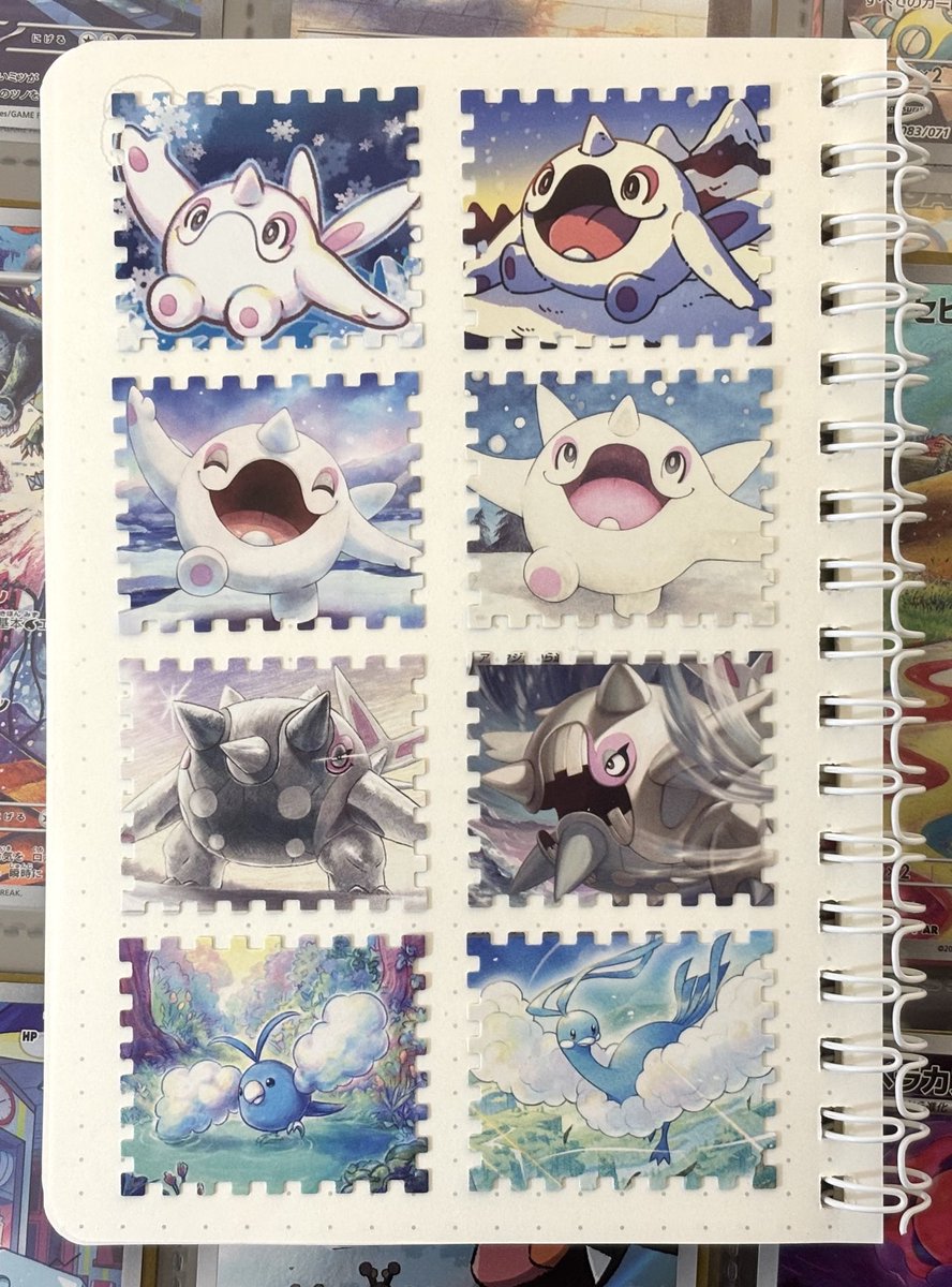 【賛否両論】ポケカノーマルカードいっぱいあって、でも全部ファイリングできるほどのスペースないので思い切ってダブっているカードをスクラップブックにしてみようと思いました！
やっぱりどのイラストもかわいい🫶💓【イラストを眺めたい】