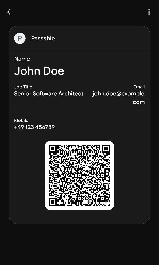 ANGOmarcello's tweet image. Here you see our Apple wallet pass rendered in Google wallet, the image disappeared but still works. 

We will add more fields that the Apple Wallet standard supports soon.