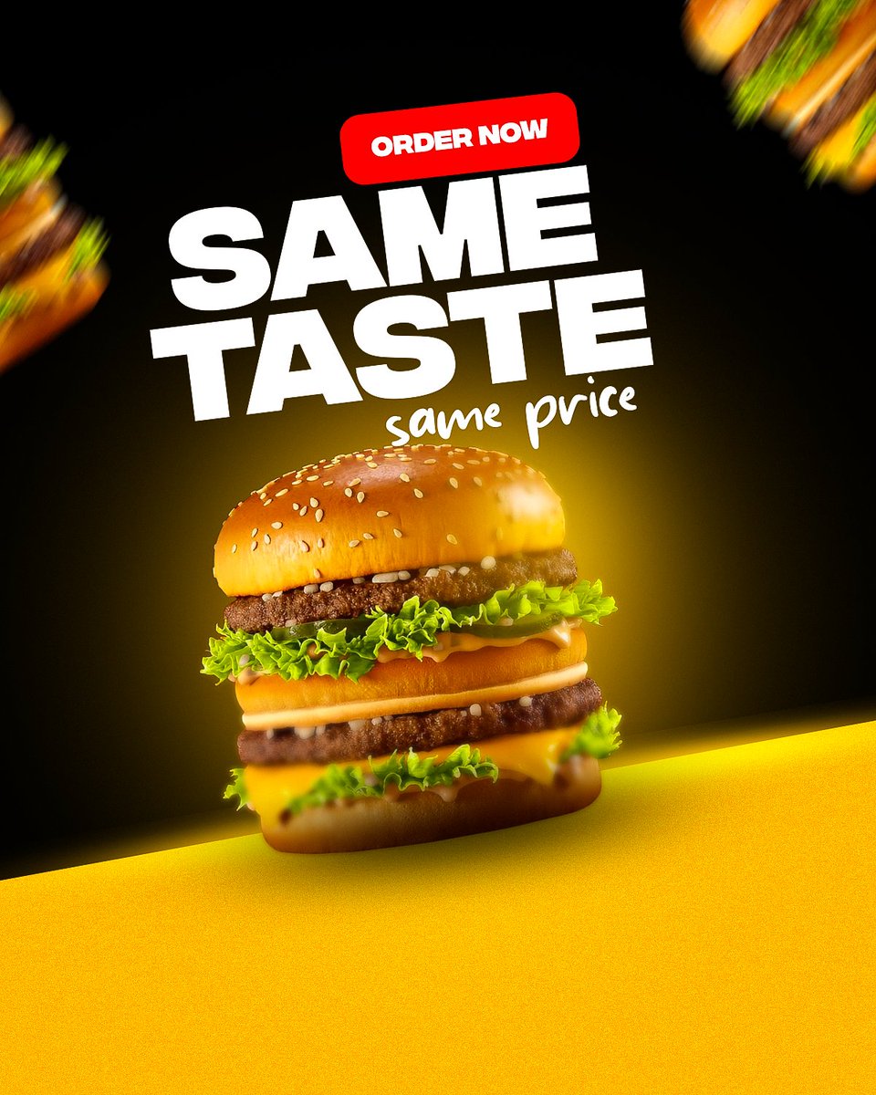 Another day of the Photoshop challenge, 

I replicated a burger design I saw on YouTube, I  learnt how to use the pen tool to create a shape, and how to add noise to shapes, I also learnt how to use the blur(motion blur)