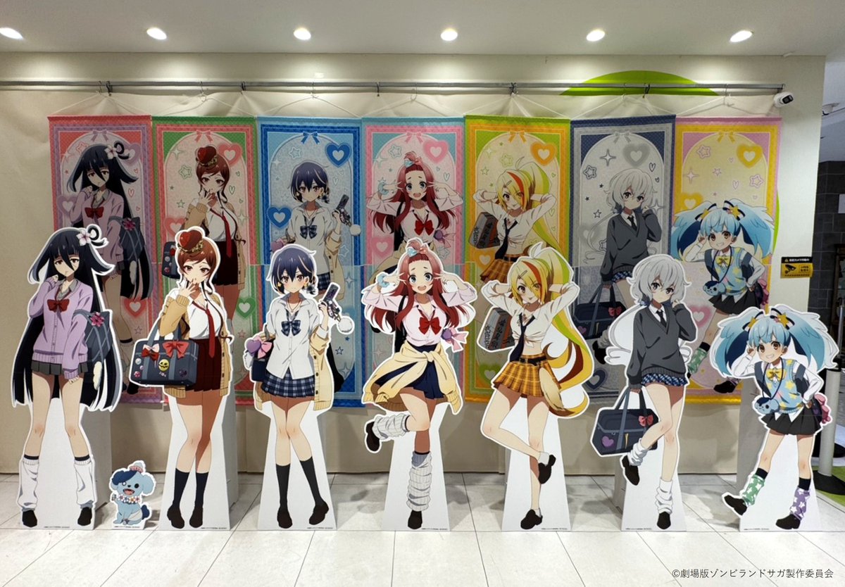 ゾンビランドサガ　anime japan 2026　アクリルスタンド　全種コンプ 🧟‍♀️#ゾンビランドサガ POP UP SHOP🧟‍♀️ 本日をもちまして東京