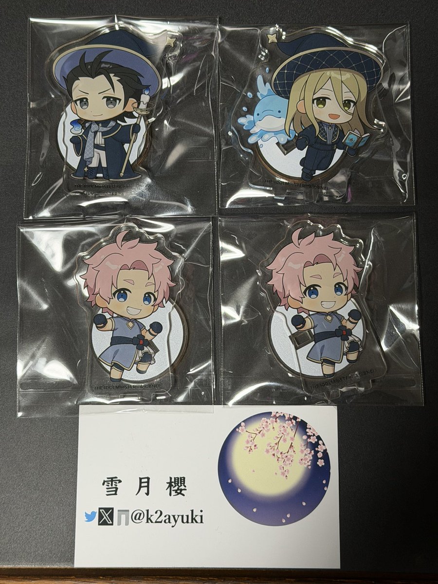 交換】アイドルマスターSideM アニメイトカフェ アニカフェ アクスタ