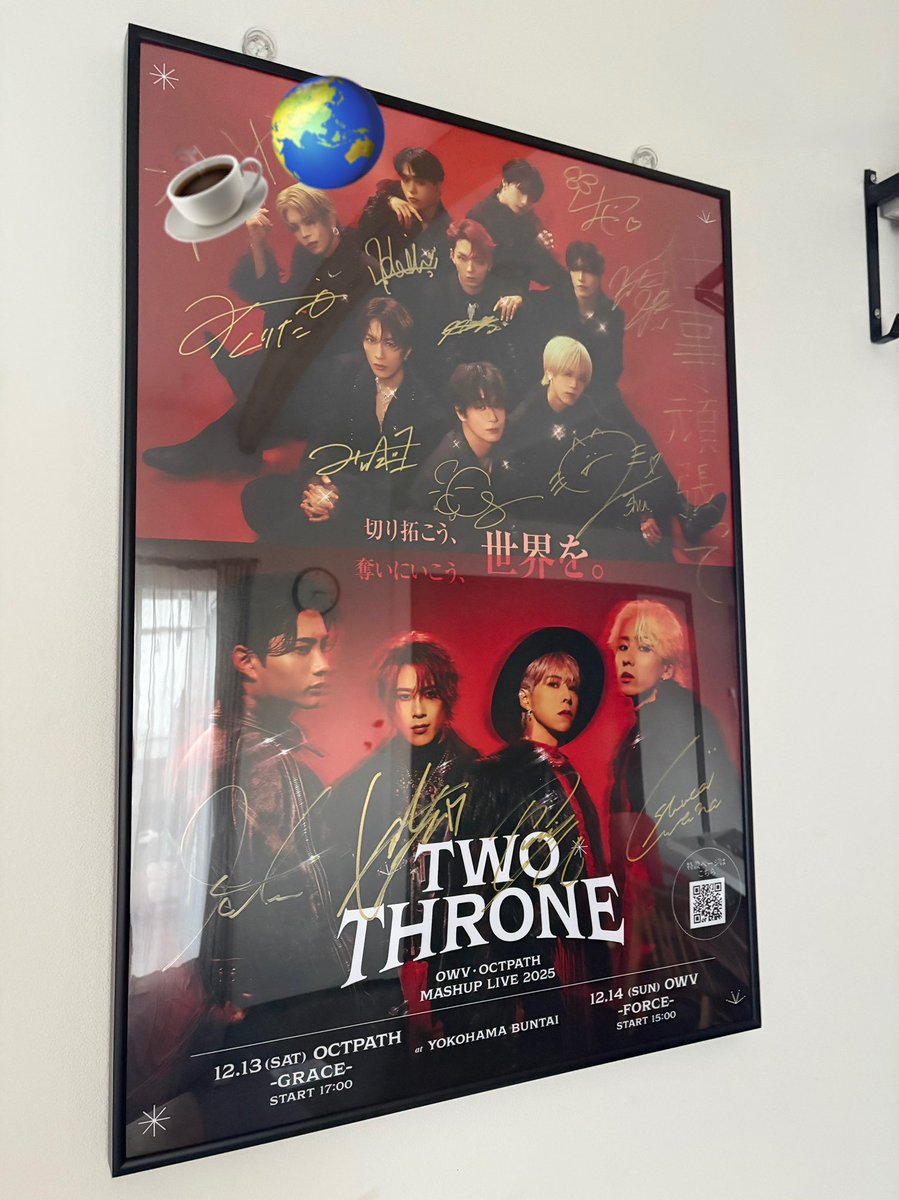 WilliamEst 特典自筆サイン入りポスター GMMTV ③ TWO THRONEのサイン入りポスターが今日届いて感激🥹 初めて話せた日に