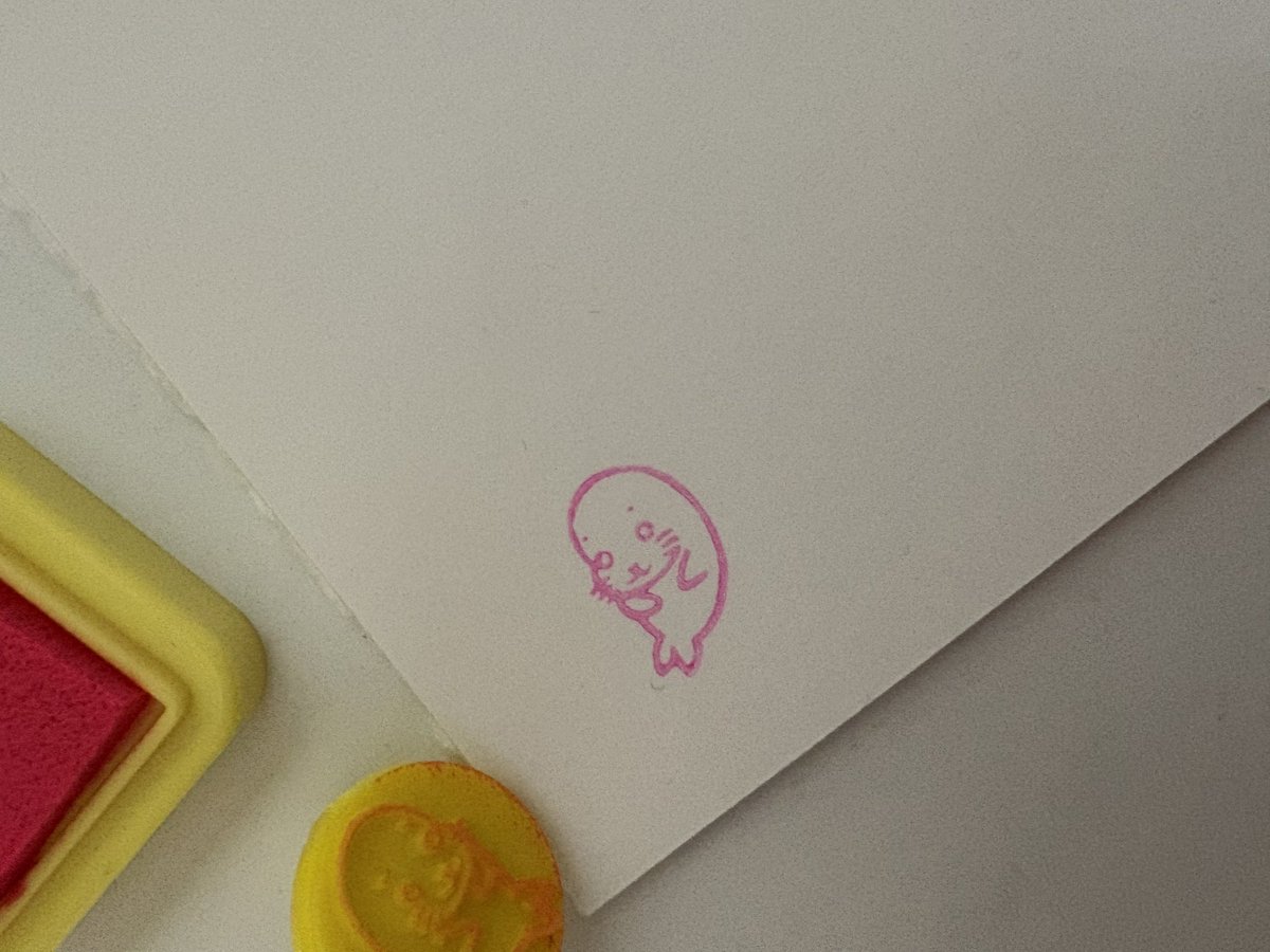 35年前のスタンプセット、開けてみた。 全48種類、数回しか登場しない