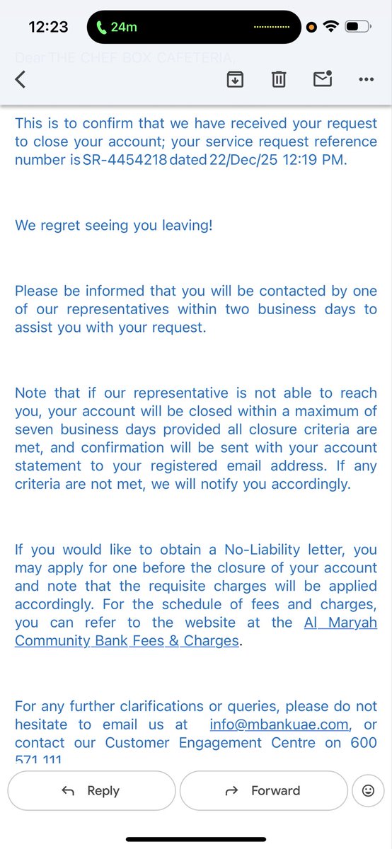 MBALMULLA's tweet photo. @almaryahbank @MohammedWassimK you should really consider closing the business banking devision or a full revamp starting with the people handling it 3 months + to open an account and close it with zero transactions and satisfaction #mbank https://t.co/FQKjRiXfM0