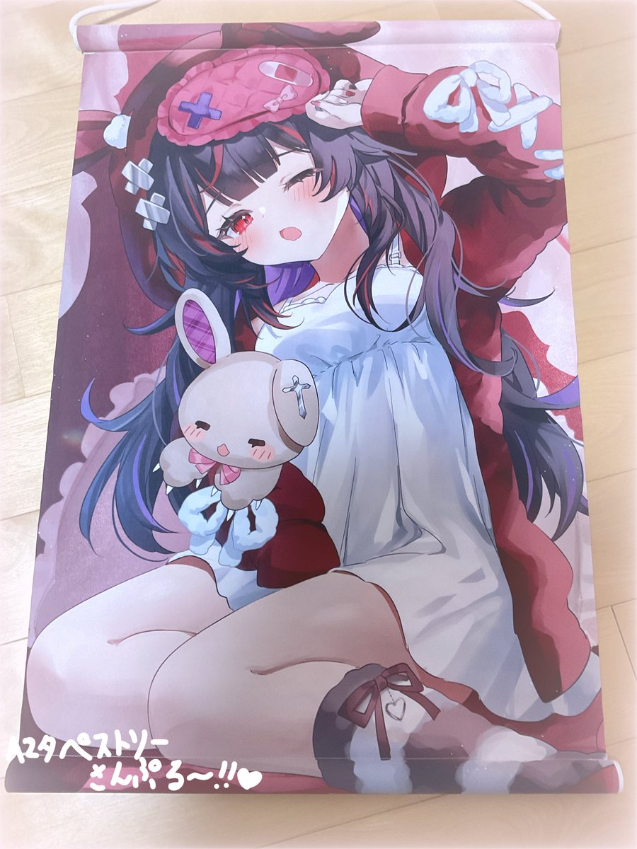 そいえばx載せ忘れてた.ᐟ.ᐟ A2タペストリーのサンプルです🎶🎶 みと