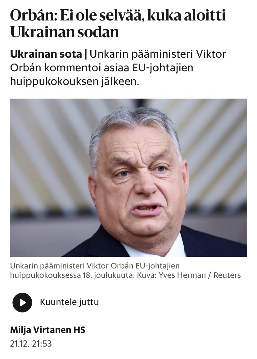veitera's tweet image. Ei ole selvää, että kaikki jäsenmaat oikeastaan kuuluvat demokratiaa puolustavaan Euroopan unioniin.
