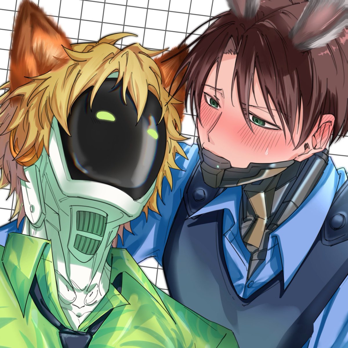 hanegiri_09's tweet image. ※🦊🐰パロ