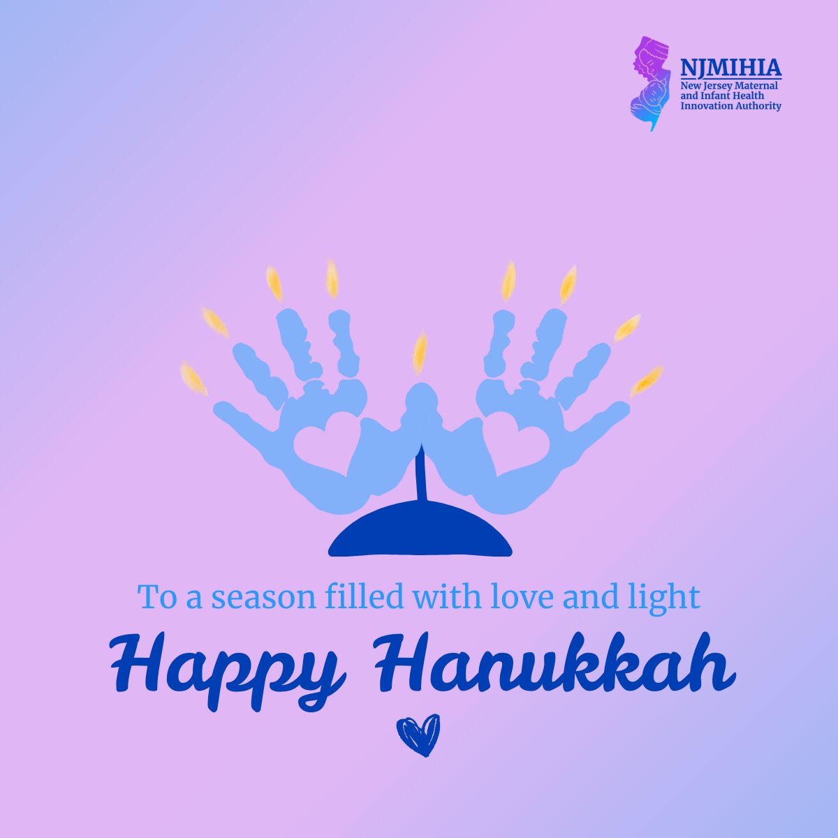 As Hanukkah comes to a close, we’re holding our community in continued light, strength, and care in the days ahead. Happy Hanukkah. 💜

#NJMIHIA #MaternalHealth #Hanukkah