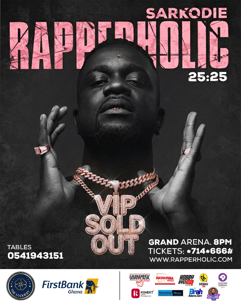 sarkodie's tweet image. #Rapperholic2525 rapperholic.com