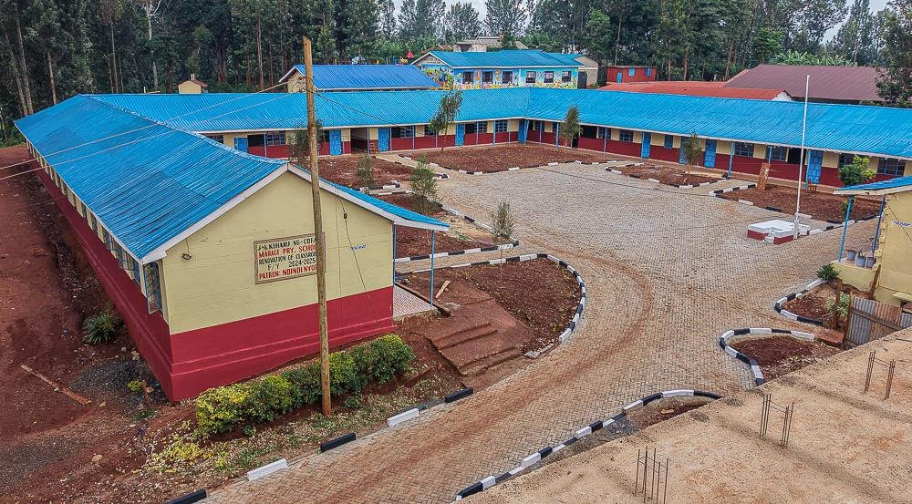 NdindiNyoro's tweet image. Maragi Primary School is almost ready for January.

Many such projects are ongoing in Kiharu Constituency this December Holiday.

The Headteacher, Madam Phyllis was among the School Heads who recently travelled to Dubai for exemplary performance.

We are African and Africa is our…