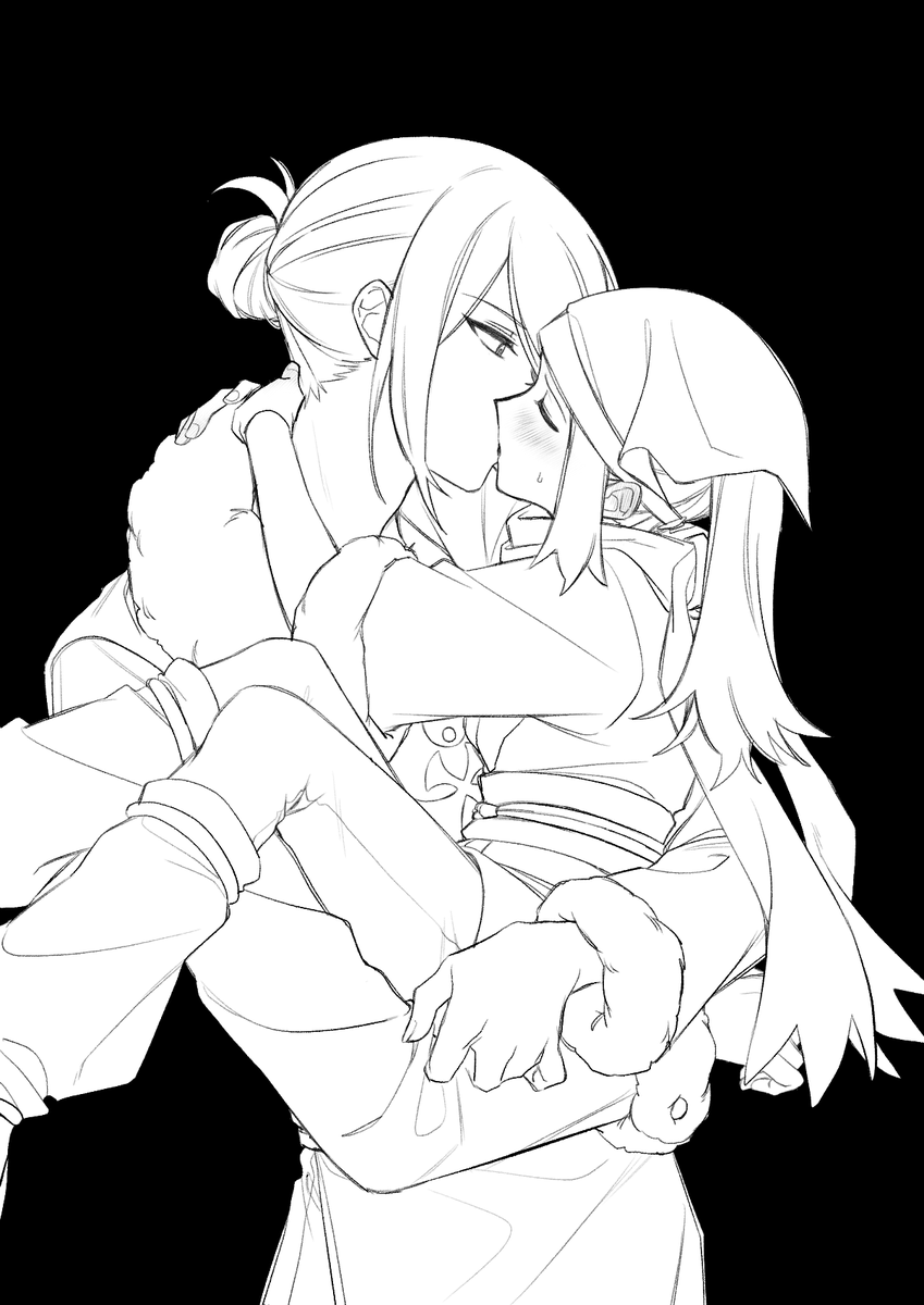 한 2주 전쯤에 그린 월로윤슬