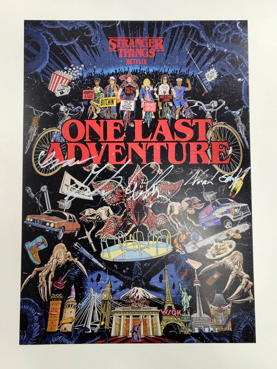 ストレンジャー・シングス 未知の世界５ ノア・シュナップ 直筆サイン入り写真 世界に1枚だけ！ #Netflix の大ヒットドラマ #ストレンジャーシングス