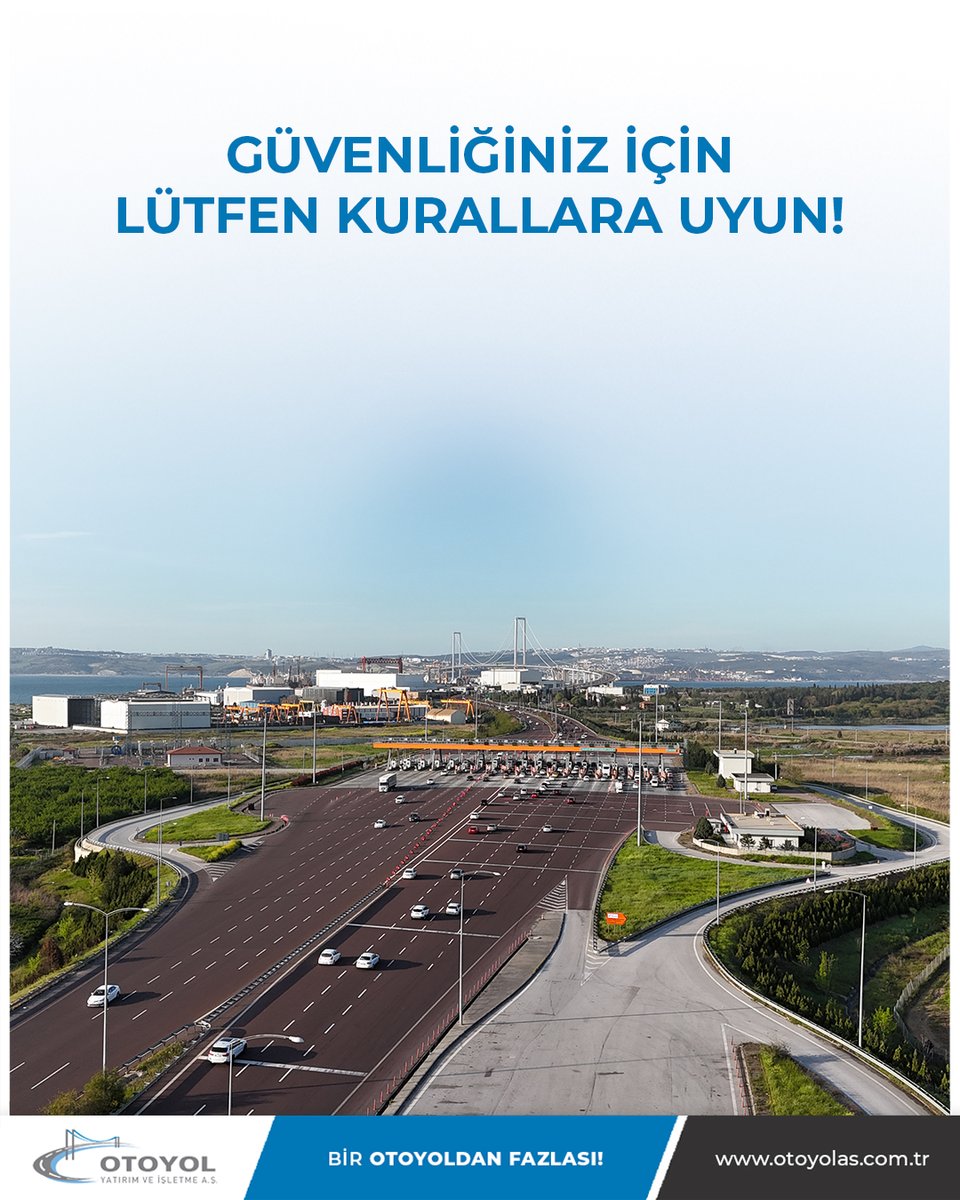 Araç kullanırken kendi güvenliğiniz ve diğer sürücülerin güvenliği her zaman önceliklidir.

Otoyolda duraklamak, park etmek, geri dönmek veya geri gitmek yasaktır. Bu tür davranışlar ciddi kazalara neden olabilir. 

otoyolas.com.tr