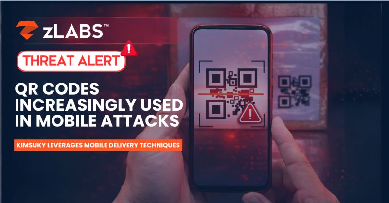 ServeCorr's tweet image. New #zLabs Threat Alert

Kimsuky is now using QR codes as a mobile-native delivery mechanism to install  RATs while bypassing traditional security controls.

Learn how @Zimperium helps organizations defend against advanced mobile threats like this: okt.to/GfQWi5