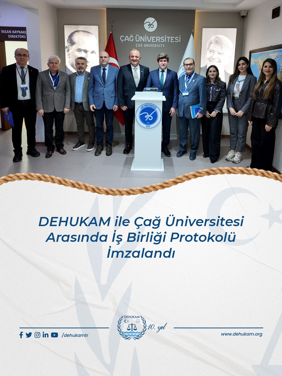 DEHUKAM ile Çağ Üniversitesi Arasında İş Birliği Protokolü İmzalandı.

Detaylı bilgi için:
dehukam.org/2025/12/22/deh…