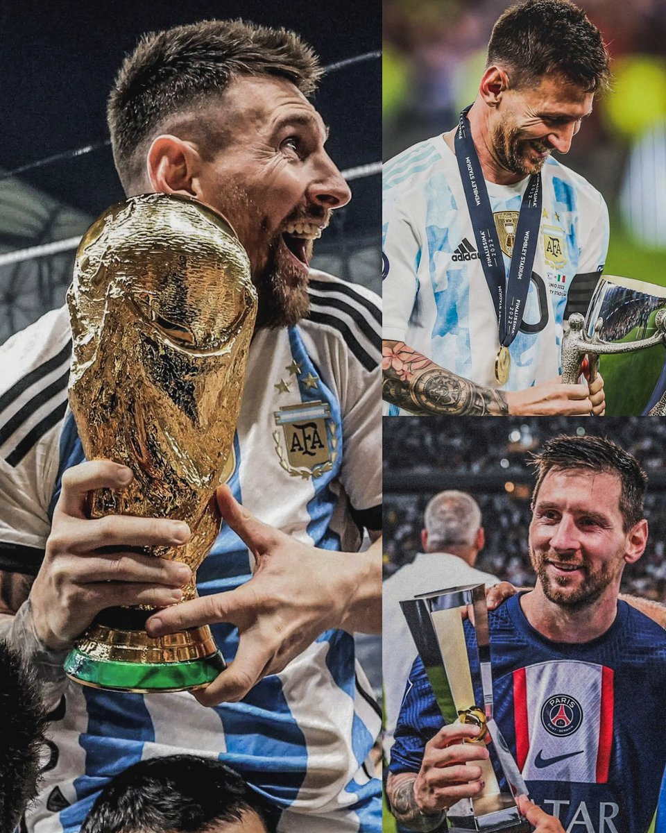 Messi played three finals in the World Cup year, 2022 and was named MVP in all three.😳
 
2026 next?⏳