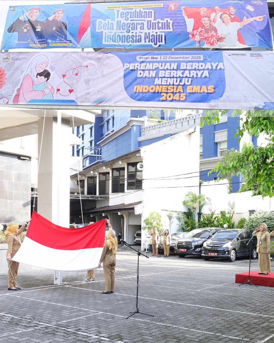Pelaksanaan Upacara Memperingati Hari Ibu di halaman kantor Inspektorat Provinsi Jawa Tengah

Selamat Hari Ibu untuk seluruh perempuan tangguh di seluruh penjuru negeri!
" Perempuan Berdaya dan Berkarya Menuju Indonesia Emas 2045"