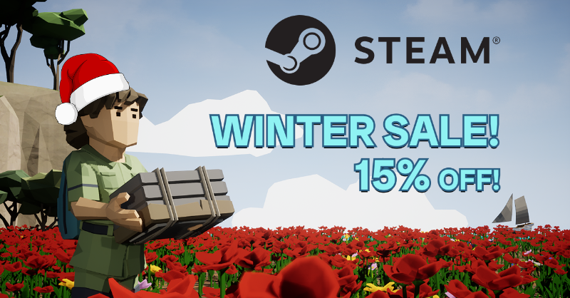 seaknotstudios's tweet photo. The Steam Winter Sale has begun!
Curl up with Brass, our laid-back postal adventure, now 15% off.
Only $5.09 on Steam.