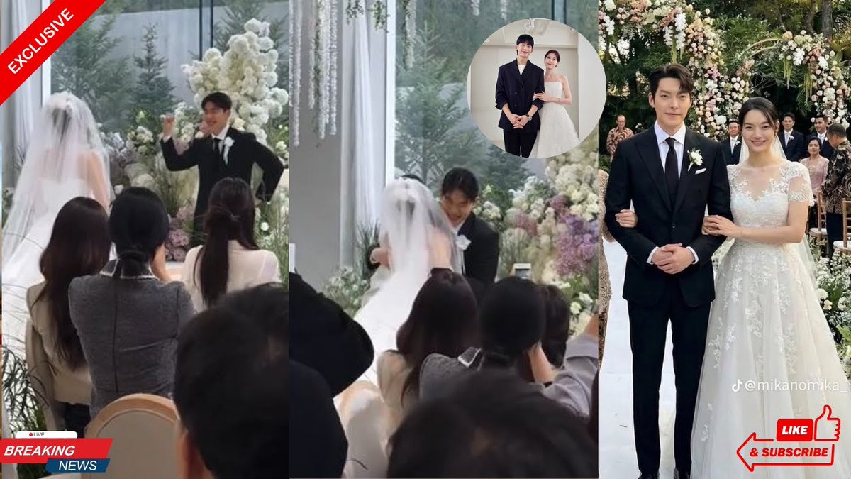 AsianStarsToday's tweet photo. Kim Woo-Bin &amp; Shin Min-Ah’s Wedding Clip: Jung Hae-In and Jung So-Min Next to Marry! --->>> https://t.co/1qGvQT4pXH

#ShinMinAh #KimWooBin #KimWooBinShinMinAh https://t.co/imh9g60O6B