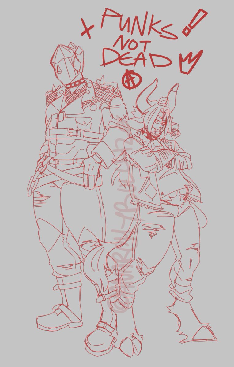 Punks NOT Dead wip
@/David_Demantoid 
#ArtToid