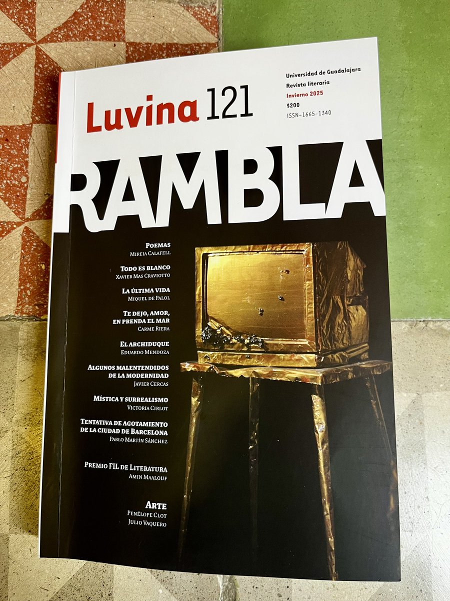 Izaskunarretxe's tweet photo. I de la @FILGuadalajara ens n’enduem també aquest fantàstic número de Luvina, ben carregat de literatura catalana que ens serà una eina utilíssima per explicar-la a les properes fires i esdeveniments editorials. La llista d’autors és impressionant. #Llull https://t.co/s10trft2jo