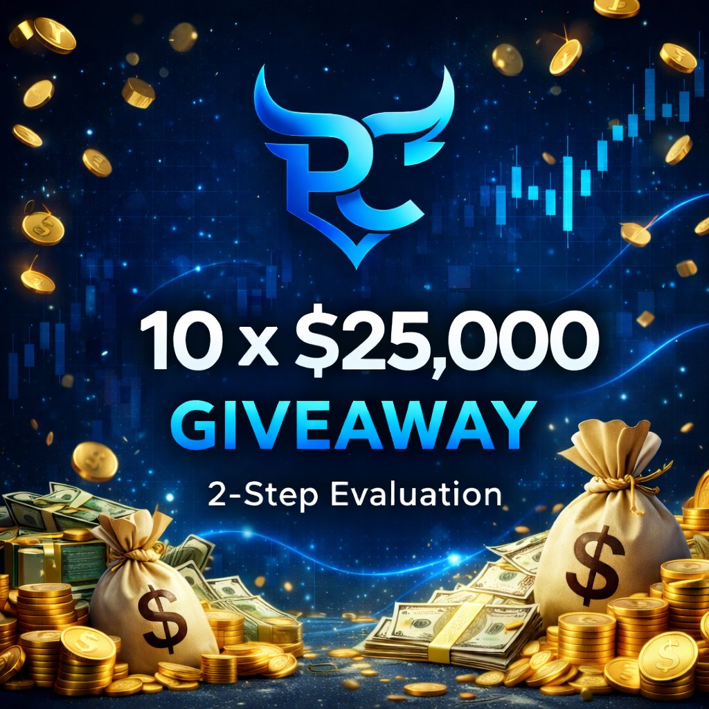 propcirclee's tweet image. 10 × $25,000 FUNDING GIVEAWAY IS LIVE! 💰🔥

To Enter:
1️⃣ Follow @propcirclee
2️⃣ Like &amp;amp; Retweet this post ❤️🔁
3️⃣ Tag 2 trader friends

Winners Announcement:
📅 New Year (01 January) 🎉🔥
Good luck traders! 🚀💰
#FundedAccount #PropFirm #Giveaway #PropCircle #TradingCommunity