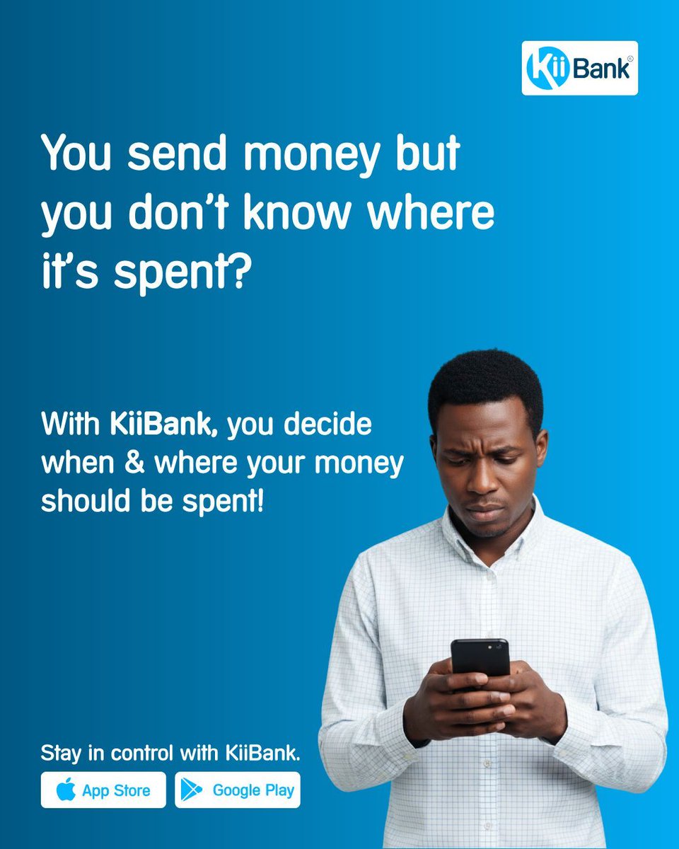 KiiBankOfficial's tweet photo. Send money with control, not stress.
With KiiBank, you decide when & where it’s spent.
Open your KiiBank account today https://t.co/0hvGUhC5Ls
#YourMoneyYourControl #KiiBankOfficial #DiasporaFinance #AfricanBanking #FinancialFreedom #SecureRemittance #EmpowerYourMoney https://t.co/EMXB5vi7wx