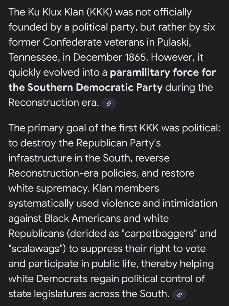 DustinJ27282168's tweet photo. @chrissexybeast1 @GuntherEagleman The KKK are democrats BTW https://t.co/f5ISER1zqj
