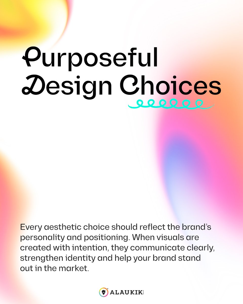 AlaukikGroup's tweet photo. Your brand’s aesthetic is more than just how it looks — it’s how it’s remembered. ✨
From a cohesive visual language to purposeful design choices, every detail plays a role in shaping perception. https://t.co/nYxMTkDOze
