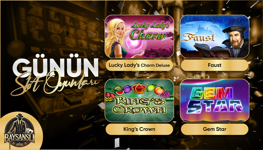 BaysansliR's tweet photo. 🎰 4 Büyük Slot, Tek Adreste Karşınızda!

⚡Lucky Lady’s Charm Deluxe 
⚡Faust 
⚡King’s Crown 
⚡Gem Star 

🔥 Yüksek RTP, büyük heyecan, gerçek kazanç!

🎰 Tıkla → https://t.co/btKsUJRP7T

#Bayşanslı #denemebonusu #YüksekRTP #slot https://t.co/axY0687o7M