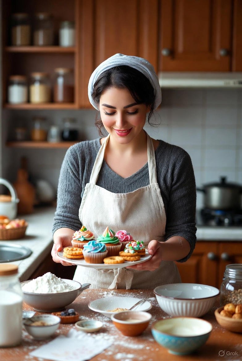 sali14332's tweet photo. Today the smell of freshly baked sweets filled the whole house 🍪✨ Nothing beats mixing flour and sugar and seeing that final smile. Another sweet day! #BakingJoy #HomeBakedSweets https://t.co/S8gIqgnQnS